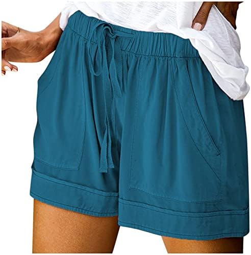Shorts longos femininos emenda calças de cintura