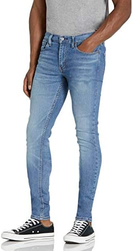 Jeans de cíper magros de Levi, Tuscany Town-Stretch, 32W x 32L