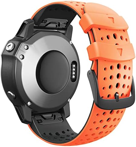 Haodee 26 mm tiras de faixa de relógio para Garmin Fenix ​​6 6x Pro 5 5x 3 3HR 935 945 Assista Silicone Correa Smart Watch Reduse