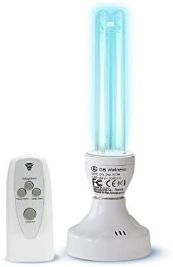 Ozônio UV Sinitalizador de luz germicida UVC Ultraviolet Lamp E26 Bulbo com suporte e lâmpada remota