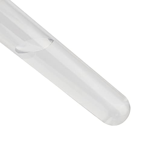 Lexinin 60 pcs 40ml Tubos de teste de plástico transparente com tampas de parafuso de lasca, tubos de teste de plástico para decoração de casamento artesanal