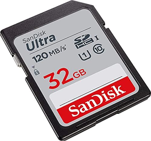 Sandisk Ultra SDHC 32GB SD Card Funciona com Olympus Mirrorless Camera OM System OM-1 UHS-I U1 Classe 10 Full HD Paco
