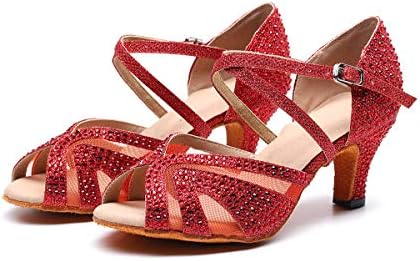 Sapatos de dança latina de baile de baile de mulher