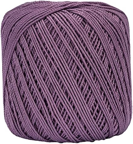 Coats Crochet 182-531 Tia Lydia's Fashion Crochet, algodão tamanho 3, roxo