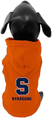 NCAA Syracuse laranja algodão lycra com capuz de camisa de cachorro