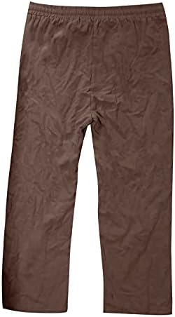 Calça de carga de trabalho wenkomg1 para homens para homens folga de moletom de calça de moletom de calças básicas ao ar livre calças esportivas casuais grandes e altos