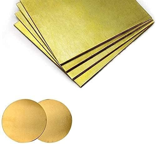Sogudio Plate Brass Pura Folha de cobre pura Folha de cobre Metal Metal Brass Cu Metal Placa de papel alumínio Superfície lisa Organização