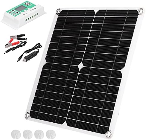 Vtosen Ultra-Flexível Monocristalino Solar Painel Painel Kit com controlador de carga 60A e portas USB
