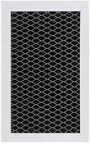 Substituição do filtro de microondas para GE JX81C WB02X10776 7.68 x 4,85 Filtro de carvão de carvão de microondas Filtro de carbono LG/Kenmore
