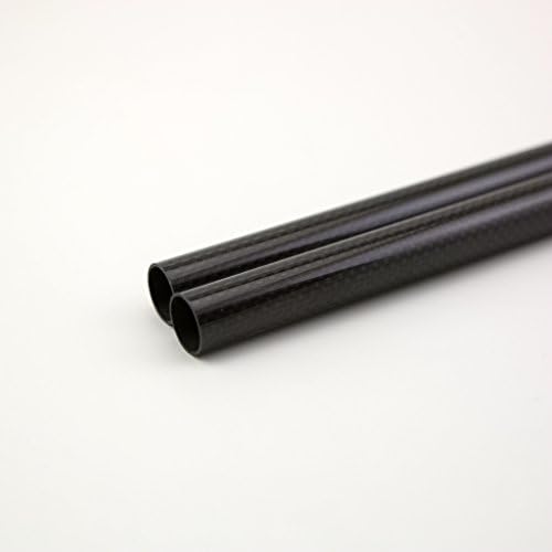 Shina 3k Roll embrulhado 14mm Tubo de fibra de carbono 12mm x 14 mm x 500mm brilhante para RC Quad