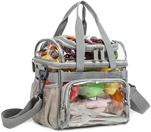 TXSN Backpack grande e transparente, mochila transparente para serviço pesado, veja através da bolsa