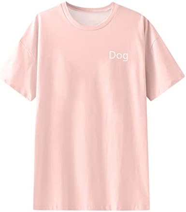 Cachorro, eu coloquei meu bebê nas minhas camisas de quadril para mulheres tops de verão, letra engraçada letra traseira camisetas de impressão dupla de grandes dimensões