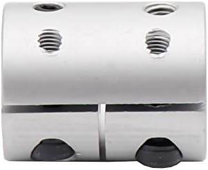 Couplador de diâmetro de peças xmeifei 1/2pc 3D Peças da impressora Acoplamento flexível 5x8x25mm NEMA 17 Couplador de eixo do motor do motor de passo 17, acoplamento flexível CNC