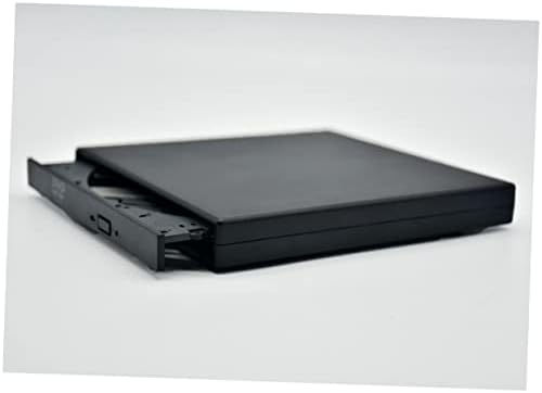 Solustre Portable Drive Drive USB RW Orgorma óptico Burner Black DVD Recorder