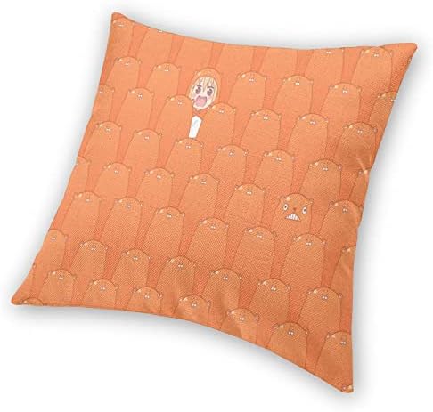 Vvedik Himouto Umaru-chan Tampa de travesseiro escondido Caso de almofada quadrada escondida Caixa Ultra Soft para