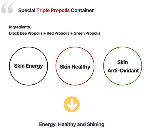 C'New Lab Real Propolis Hidrure & Glow Boosting Pads para rosto com extrato de 77,6% da Propolis, 140 ml / 70 almofadas, cuidados com