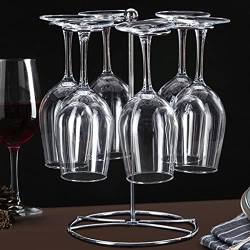 Bestoyard Rack Rack rack de vidro de vinho de vidro de vidro de vidro de vidro de vidro independente suspenso penduramento de vidro de vinho para caneca de vinho copo de copo de copo de mesa de tabela rack de decoração de lavanderia rack