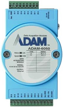 Advantech Adam-6050-D, 12di/6do iot modbus/snmp/mqtt Ethernet Remote I/S