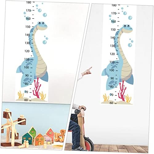 Toyvian 1 folha de altura infantil adesivos de berçário folhas de adesivos para crianças Ornamento para crianças gráfico de altura para crianças gráfico de crescimento adesivo de parede de paredes