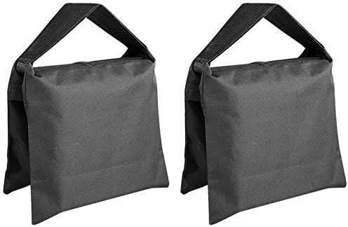 Newks 6 embalagem Black Sand Bag Photography Video Stage Saddlebag Saddlebag for Light Stands BOOM BRANS TRIPODS