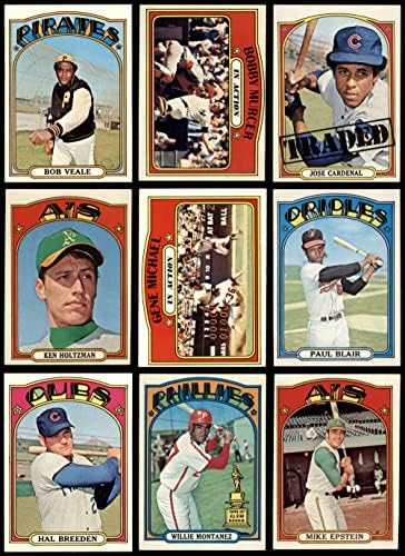1972 Topps Baseball High Number Complete Conjunto VG/Ex+