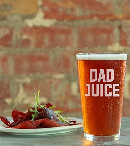Promoção e Beyond Dad Juice Beer Pint Glass - Presente engraçado para o pai avô da filha, filho, esposa - Dia dos Pais