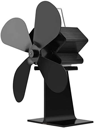 IHIPPO FIRLAPE FAN FAN 4 BLADES Woodburner Fan Fan Home Firplace Fan Distribuição de calor eficiente para o queimador de log