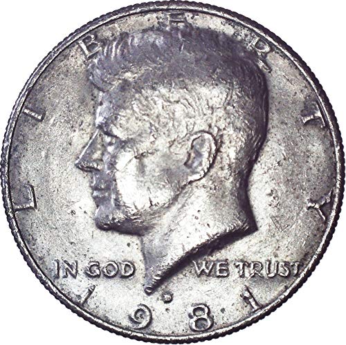 1981 D Kennedy Meio dólar 50c muito bom