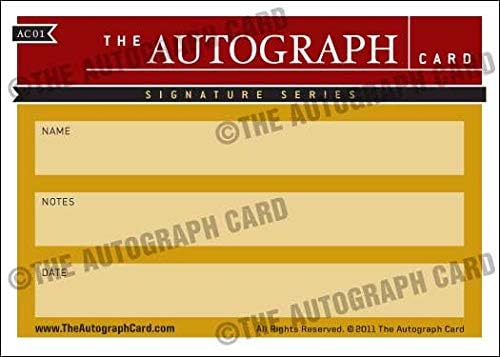 O cartão de autógrafo em branco #Uni Universal Signature Autographed Card - Ideal para qualquer pessoa de qualquer esporte qualquer pessoa