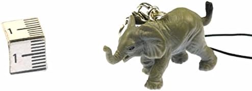 Miniblings Elephant Mobile Cell Chop Pinging Big 5 Africa Grey 2cm Micro