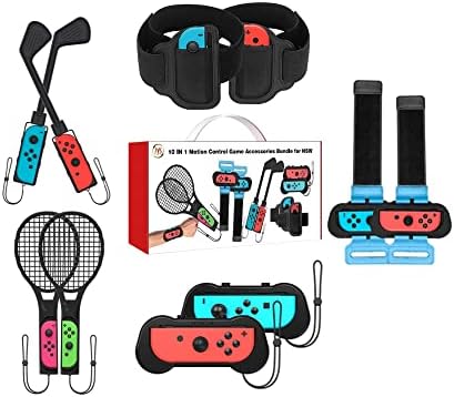 Switch Sports Acessories Bundle, Kit de acessórios para jogos Switch definido para presente, presente, crianças, adultos,