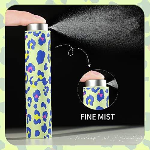 Lil Ray 8ml Mini Perfume Atomizador Spray Spray, Print Leopard Print Travel Recarregável Pulverizador de Atomizador para