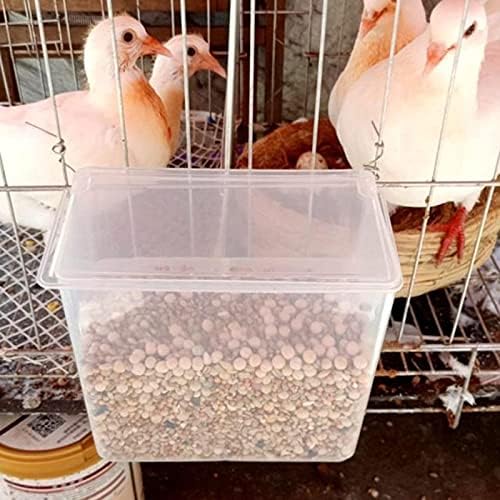 Alimentador de pássaro de pombo automático -acessórios para gaiola alimentadora de pombos para o periquito canário cockatiel