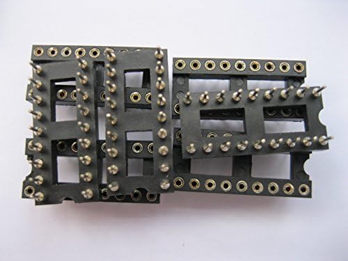 78 PCS Adaptador de soquete IC Round 18 Pin Cabeçalhos e soquetes Pitch 2,54mm x = 7,62mm