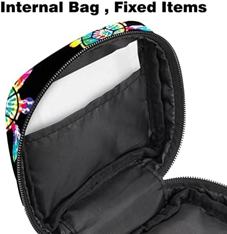 Bolsa de armazenamento de guardanapo sanitário de tartaruga colorido, linear de calcinha menstrual de saco de calça feminina