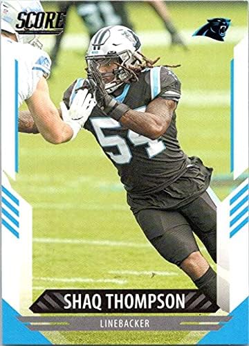 2021 Pontuação #201 Shaq Thompson Carolina Panthers NFL Football Trading Card