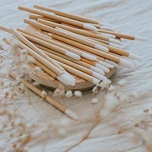 Escovas de lábios de maquiagem ecológica de bambu - Ivy Essentials | Ferramentas de aplicador de varinha para a varinha para