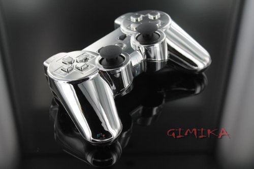Chrome PS3 Modded Controller Cod Ghosts, Black Ops 2 QuickScope, Jitter, Drop Shot, Auto Aim: PlayStation 3