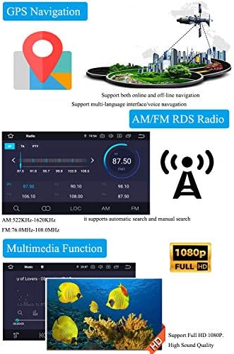 XIDO Android 9.0 estéreo de carro 7 polegadas no carro Dash Car Radio Octa-Core Ram 4G ROM 32G UNIDADE DE CABEÇA GPS NAVEGAÇÃO