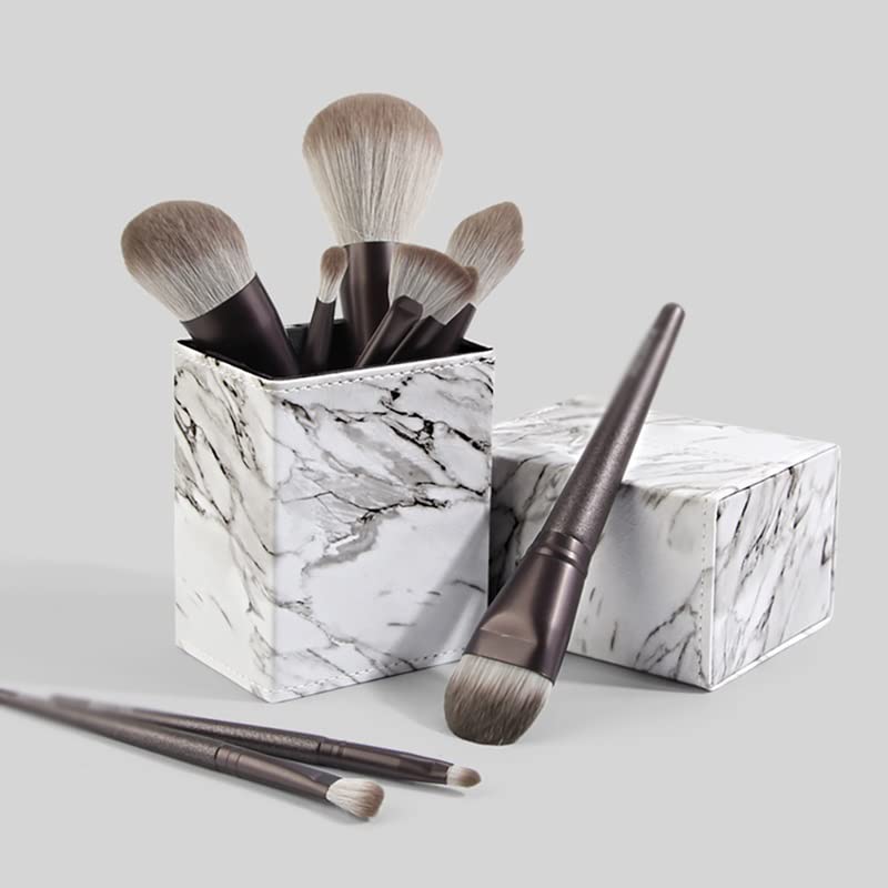 Pincéis de maquiagem SDGH 14pc Definir fundação cosmética em pó blush shadow lip lip make up pincel ferramenta kit com suporte