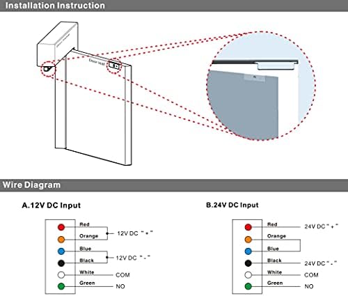 UHPOPET 180KG 350 LBS Force portátil IP-68 portátil Lock Magnetic DC12/24V