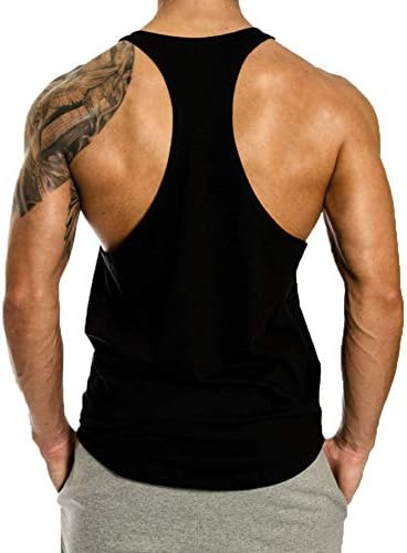 Ginálogo masculino de ginálogo de ginástica Camisas musculares de ginástica de ginástica tampas de tanque de ginástica