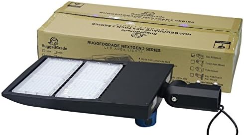 480VAC - 40.000 Lumen NextGen 2 Series 300 Watt Light Light Light - Slip Fit Mount - sem fotocélula - 5000k - preto