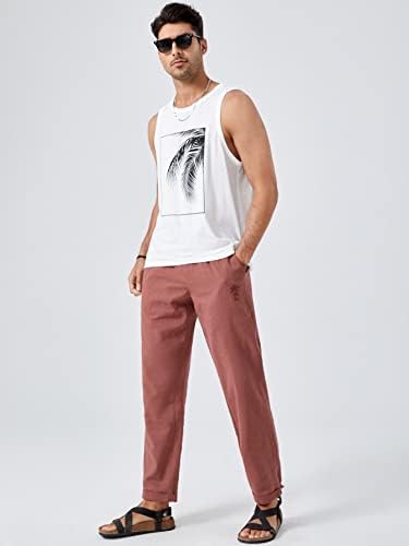 Verdusa Tropical Print redond de pescoço redondo camisetas com tanques com mangas sem mangas