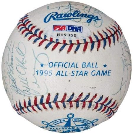 1995 All Star Game Assinou Baseball 26 Sigs! Kirby Puckett Cal Ripken PSA DNA - bolas de beisebol autografadas