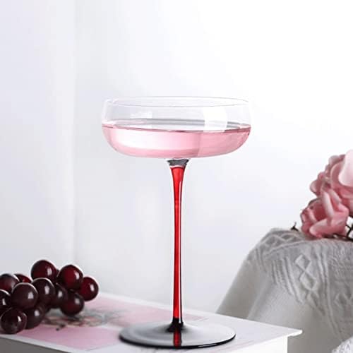 IEASEGJB VINHO CONJUNTO DE CRISTAL GLITS RED E BLAT BLAT Cocktail Glass Champagne Goblet Clublete Creative Personality Cup Conjunto