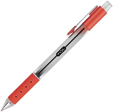 Tul® GL Series Cenas de gel retrátil, ponto médio, 0,7 mm, barril de prata, tintas de negócios variadas, pacote de 12 canetas