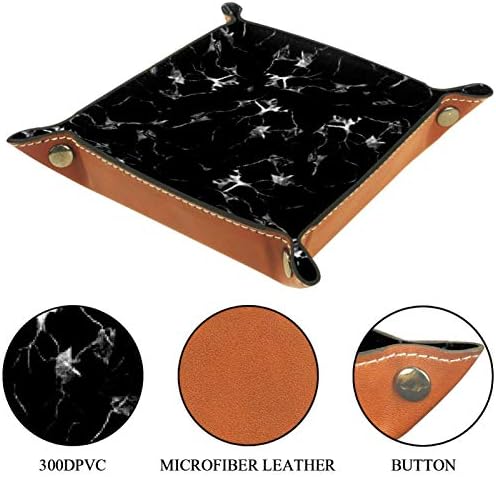 Malha de malha de tecido humanoide Prático Microfiber Leather Storage Bandejas de mesa de mesa de cabeceira de cabeceira Organizador