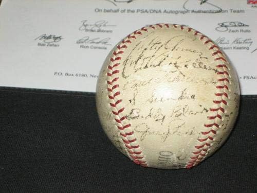 1942 Equipe Yankees Al Champs assinou o beisebol autografado Dickey, Gordon+ PSA - bolas de beisebol autografadas