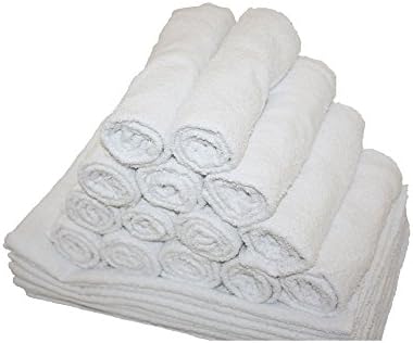 Taneadas brancas da Economia do Atlas para o banheiro-motel-kitchen-spa-gym-salon-todo algodão natural, toalhas de face de